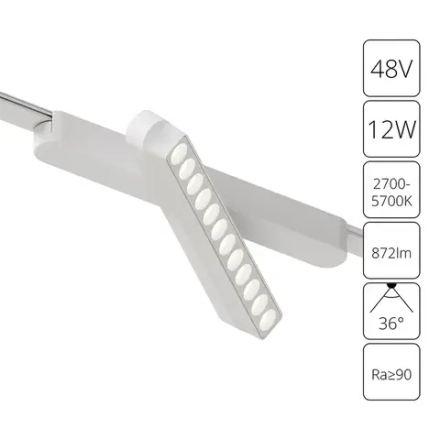 Магнитный трековый светильник Arte Lamp RAPID SMART A2961PL-1WH, 1хLED