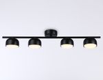 Светильник накладной TN71029/4 BK черный GX53/4 max 12W 600*80*140