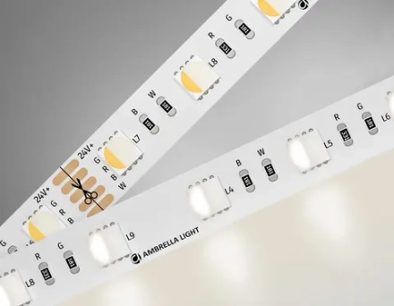 Светодиодная лента GS4402 5050 60Led /10W m/ 24V IP20 RGBW+4500K 5m/ кратность резки 100mm (5 конт.)