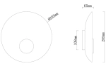Настенный светильник Arte Lamp LUNAR A2536AP-3WH, 1хLED