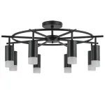 LR7183781 Люстра RULLO 8х50W GU10 ЧЕРНЫЙ (571718+214437-8+202431-8)