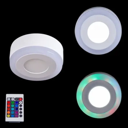 60503-9.0-001TM LED3+3W WH/DL+RGB панель светодиодная с ПДУ Reluce, LED