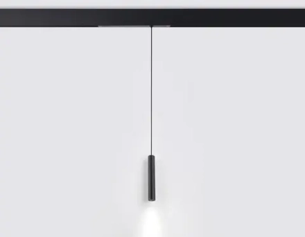 Светильник светодиодный диммируемый для шинопровода Magnetic 220V GL1432 BK черный IP20 10W 3000K-6400K 24° D35*240 H1500 (Без ПДУ)