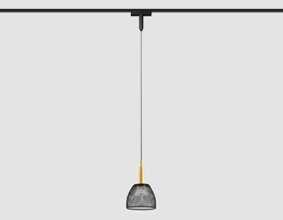 Светильник светодиодный трековый для шинопровода Magnetic Ultra Slim GV1656 BK/GD черный/золото IP20 9W 4200K 48V 24° D115*1500