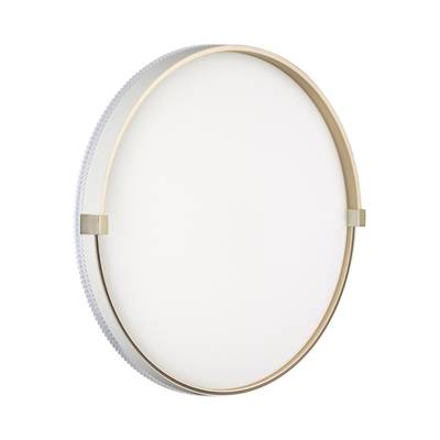 7646/ELN PALE SN 189 Светильник пластик/золотой LED 76Вт 3000/4000/6000К D490 IP43 CCT OLIDI WHITE