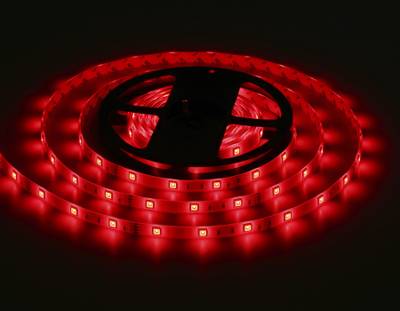 Комплект светодиодной ленты RGB GS2501 5050 30Led/ 7.2W m/ 12V IP65 RGB/ 5000*10*2.87mm/ кратность резки 100mm (4 конт.) (адаптер, вилка, контроллер, пульт в комплекте)