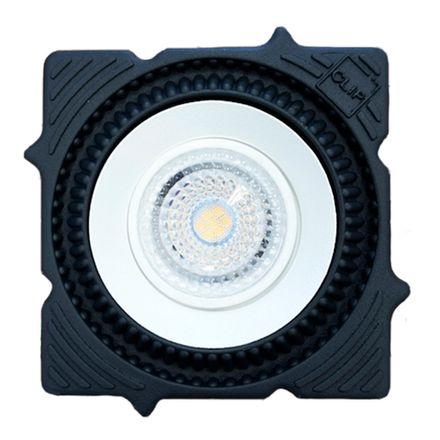 ST753.538.07 Св-к встр. светодиодный в натяжной ПВХ потолок Белый, Черный LED 1*7W 3000K 560Lm Ra80 60° IP20 L102xW102xH36 220-240V