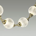 5008/25WL L-VISION ODL23 467 золотой/прозрачный/металл/акрил Бра LED 25W 4000K 1555Лм CRYSTAL