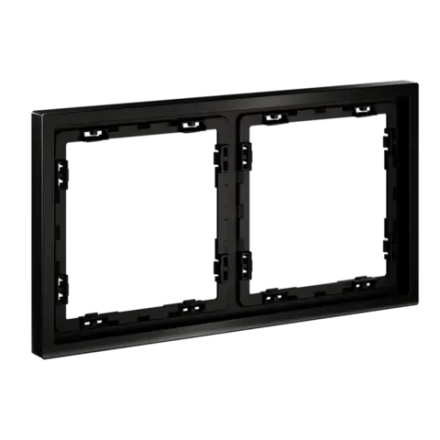 VLSM120212 Рамка металлическая на 2 поста, S70 Metal (антрацит). (ТМ Maytoni)