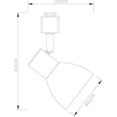 Трековый светильник Arte Lamp FALENA A3117PL-1BK, 1хE14