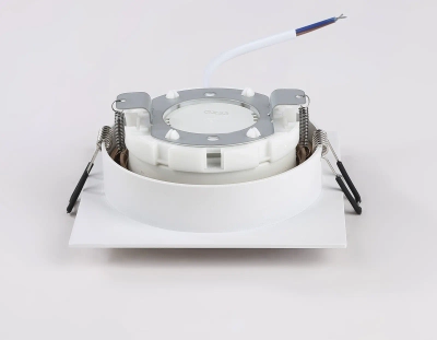 Светильник встраиваемый поворотный точечный TN51916 WH/GD белый/золото GX53 max 12W 115*115*23