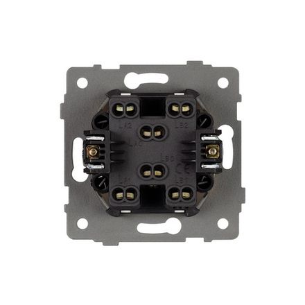 Механизм выключателя одноклавишный перекрёстный SWT-MKX1-PL-WH-V (250V, 10A) (Arlight, -)