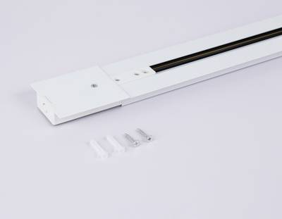 Шинопровод встраиваемый однофазный Standard 220V GL7121 WH белый 1000*58.6*18 (ввод питания, 1 заглушка, крепление в комплекте)
