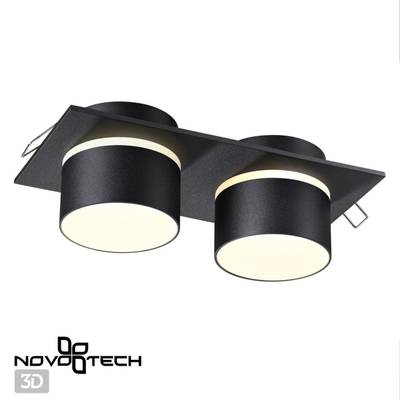 370719 SPOT NT21 319 черный Светильник встраиваемый IP20 GU10 9W 235V LIRIO