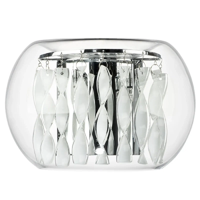 752634 Бра ACQUARIO 3х20W G4 12V ХРОМ БЕЛ стекло Lightstar