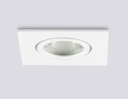 Светильник встраиваемый IP44 с высокой степенью пылевлагозащиты TN1160 WH белый IP44 GU5.3 85*85*28