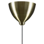 813021 Подвес GLOBO 1х40W E14 electroplating bronze/white Lightstar