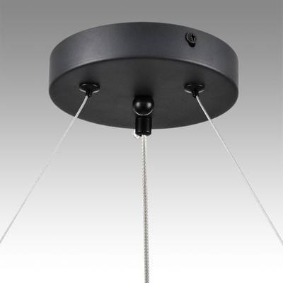 8242/9 COMFI LN25 черный металл Светильник подвесной LED GX53 8*7W 220V LUAZANA