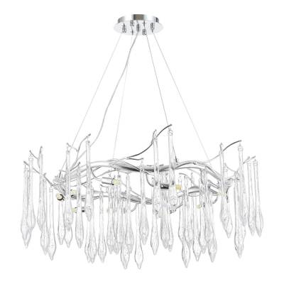 SL1660.103.10 Светильник подвесной ST-Luce Хром/Хром, Прозрачный G9 10*5W 4000K