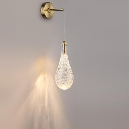 7147/5WL L-VISION ODL26 231 светильник античная бронза/стекло/металл IP20 LED 4W 300Лм 3000K 180° 220V BRAID