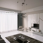 Люстра Crystal Lux FORTUNA SP123W LED BLACK 1811/302N