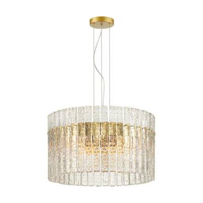 4938/6 HALL ODL22 541 матов.золотой/прозрачныйстекло Люстра E14 6*40W MERKALE