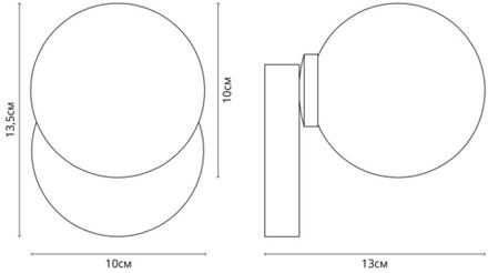 Бра Arte Lamp BOLLA-PICCOLO A3989AP-1AB, 1хG9