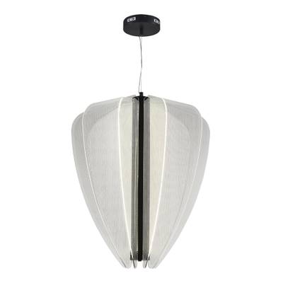 SL6509.413.01 Светильник подвесной ST-Luce Черный/Прозрачный LED 1*75W 4000K