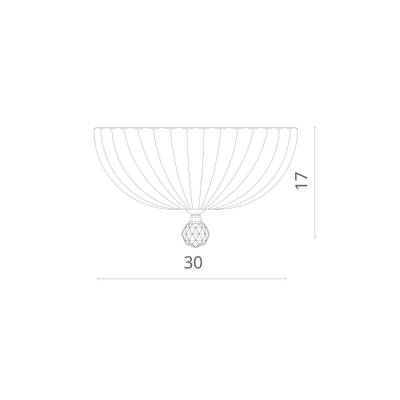 Потолочная люстра Divinare LIANTO 4011/02 PL-2, 2хE14