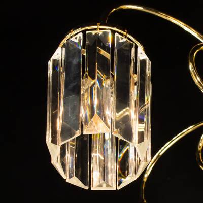 Citilux Синди CL330152 Люстра хрустальная Золото