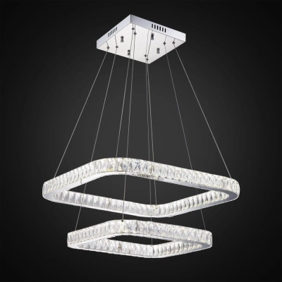 Eletto Granda EL336P70 LED Люстра хрустальная с пультом Хром