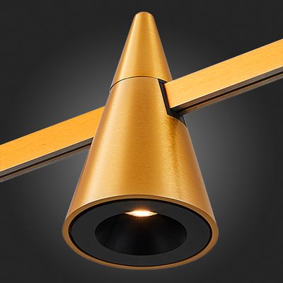 ST813.206.05 Магнитный трековый светильник FARM Золотистый LED 1*5W 3000K 272Lm Ra90 60 IP20 D70xH115 24V