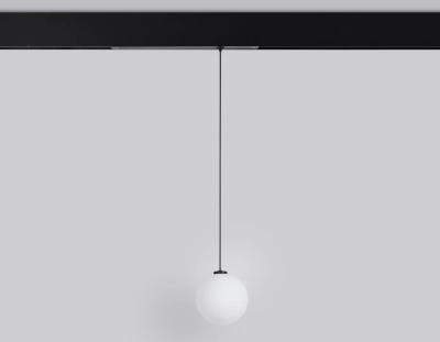 Светильник светодиодный диммируемый для шинопровода Magnetic 220V GL1442 BK/FR черный/белый матовый IP20 10W 3000K-6400K 120° D120 H1500 (Без ПДУ)