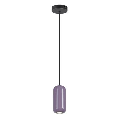 5053/1 PENDANT ODL24 447 черный/сиреневый/металл Подвес GU10 LED 4W OVALI