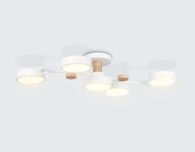 Подвесной светодиодный светильник FL4834/5 WH белый 3000K-6400K 70W 830*400*160 (ПДУ ИК)