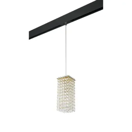 PRO795422 Светильник д/1-фазн трека CRISTALLO 1х40W G9 ЗОЛОТО/ЧЕРНЫЙ (795422+595007) Lightstar