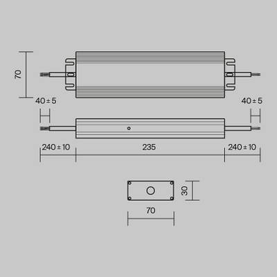 Блок питания 48В 150Вт IP67 PSL008, PSL008-150W-48V-IP67. TM Maytoni