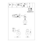 SLE220701-01 Бра Белый, Светлое дерево/Белый E14 1*40W