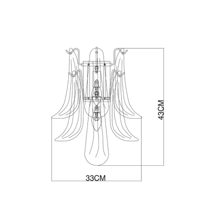 Настенный светильник Arte Lamp MAYA A4072AP-2GO, 2хE14