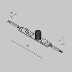 Диммер 12-24VDC 3A 751004. TM Maytoni