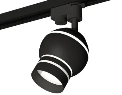 Комплект трекового светильника XT1102065 SBK/FR черный песок/белый матовый MR16 GU5.3 LED 3W 4200K (A2521, C1102, N7142)