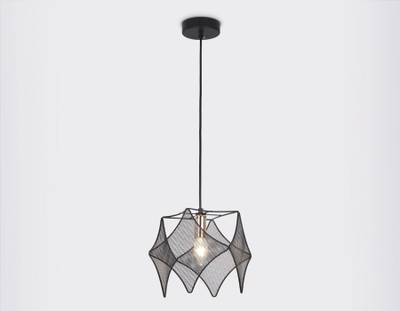 Подвесной светильник в стиле лофт TR8421 BK/GD черный/золото E14 max 40W D285*1000