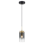 8101/1A COMFI LN26 407 черный/бронза металл/стекло Подвес Е14 1*40W 220V ISHA