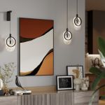 5422/17L HIGHTECH ODL_EX25 105 черный/металл/алебастр Подвес LED 17W 3000K 986Лм MERCURY