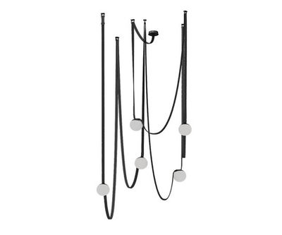 Комплект ременной трековой системы Сатори черный w80*60 h150 Led 5*6W (4000K)