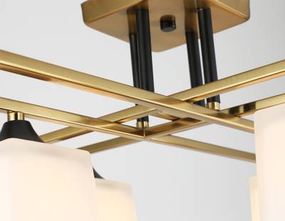 Светильник подвесной TR303044/8 CP медь E27/8 max 60W 820*820*260