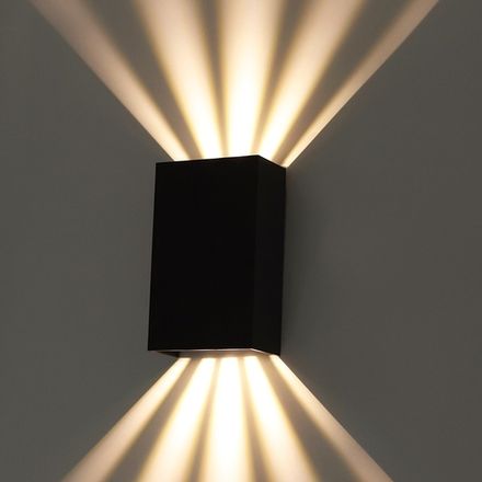 Фасадный светильник Arte Lamp ALGOL A5640AL-2BK, 2хLED