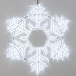 Фигура ARD-SNOWFLAKE-M10-1000x900-504LED White (230V, 31W) (Ardecoled, IP65)