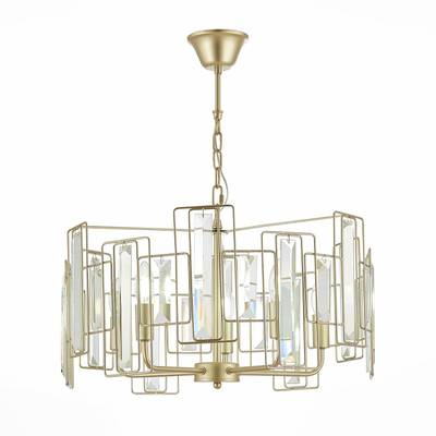 SLE103403-05 Люстра подвесная Шампань/Прозрачный E14 5*40W