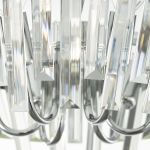 Citilux Вестерос CL307160 Люстра хрустальная потолочная Хром